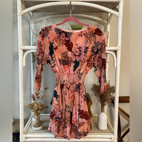 Gilner Farrar Eva Dress in Smokey Floral - Picture 1 of 10